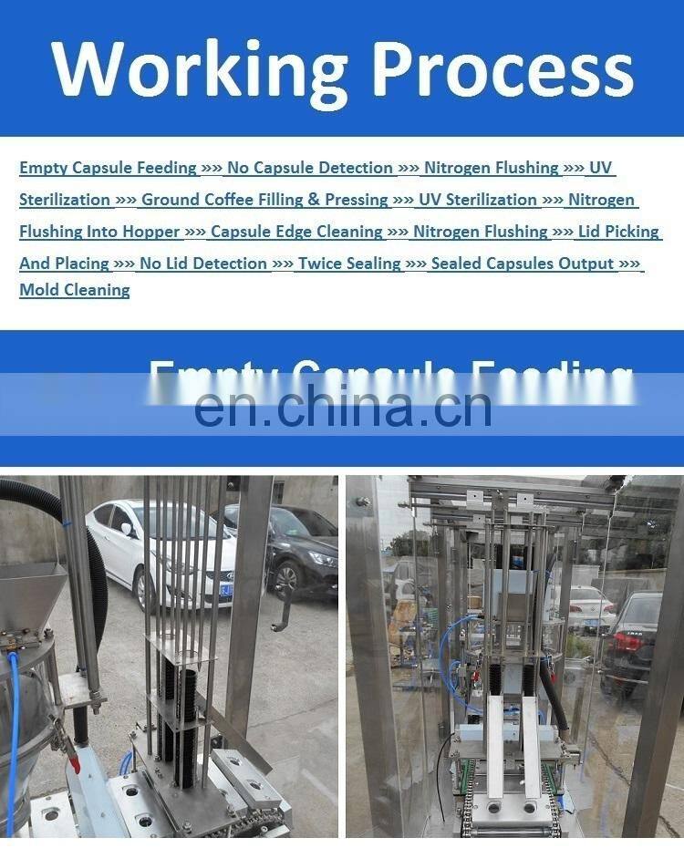 automatic nespresso coffee capsule filling and packing machine factory price
