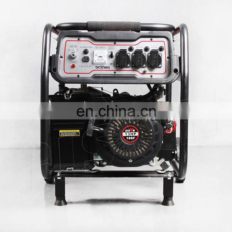 Electric Start 6.5kva Air-cooled Gasoline Generator Professional Good Quality Best Price