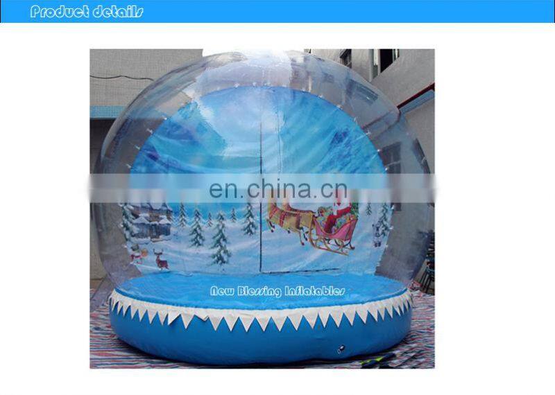 Giant Inflatable Christmas Human Snow Globe for Part and Event