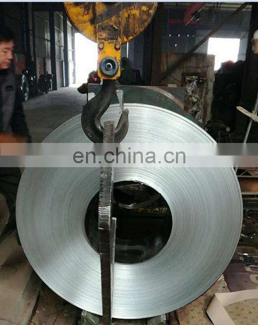 hot dipped galvanized steel strip coils price for manufacturing channel and pipes