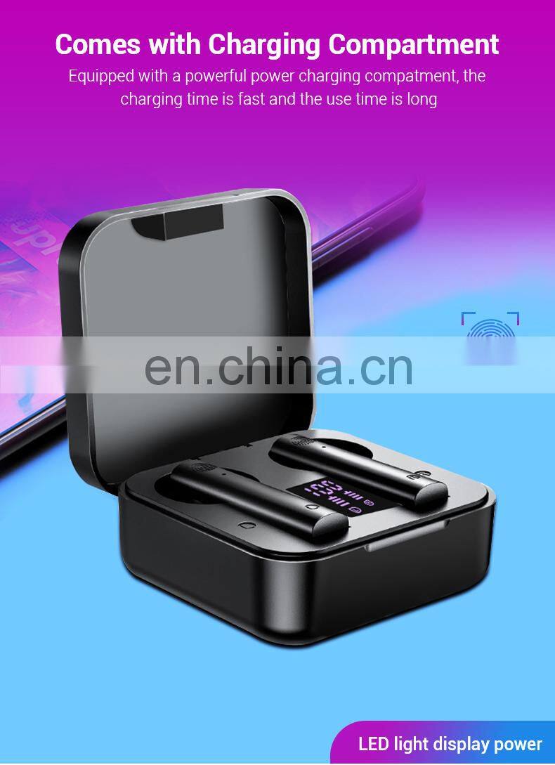 Wholesale factory Air2s acoustic earbuds handfree running headset BT 5.1 version earpieces with charging case