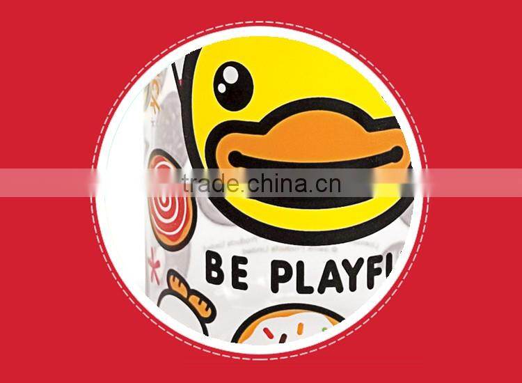 B.Duck design portable plastic sport drink water bottle hot sale