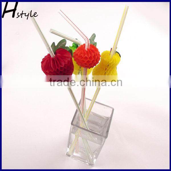 Paper Fruit straws party or wedding decoration SC002