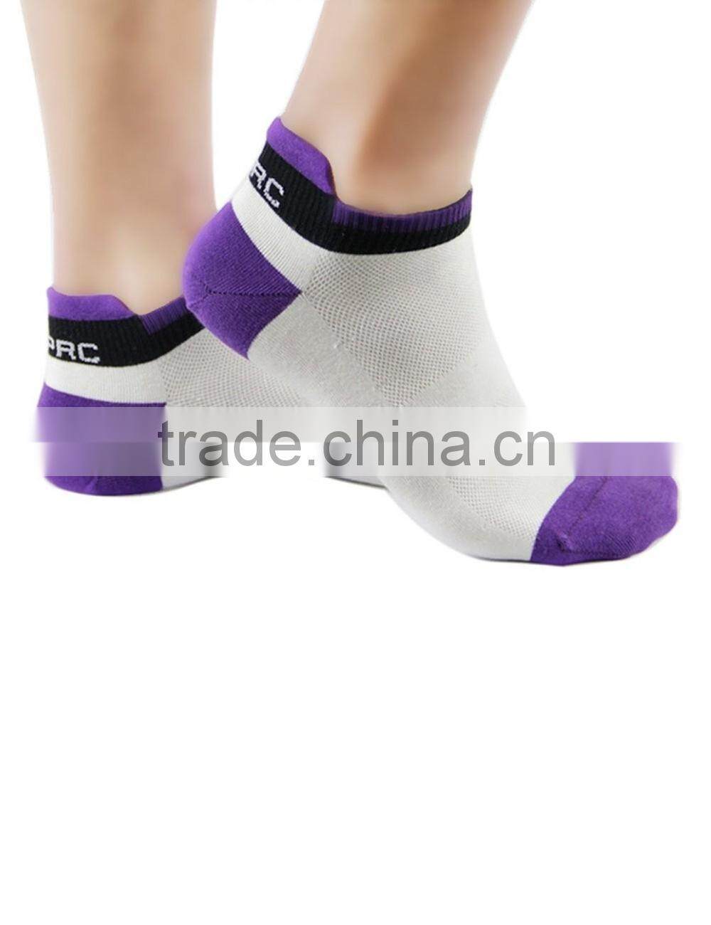 Custom Design sports Ankle Sock with two color pattern 2016