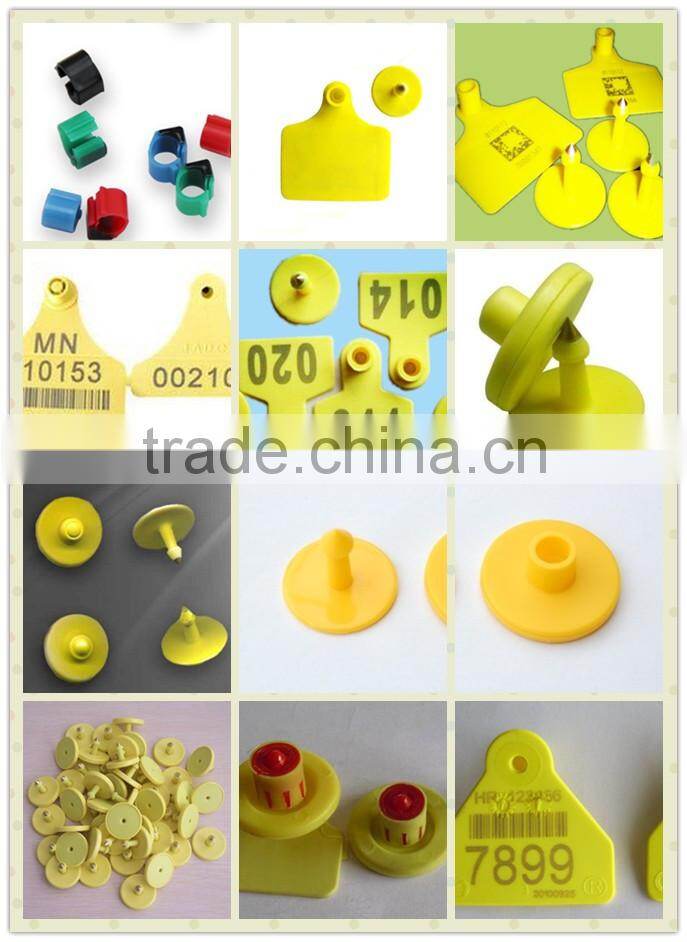 Cheap Plastic RFID Animal Ear Tag For Livestock Animal RFID Goat Cow Ear Tag