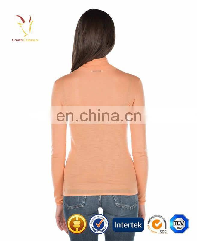 Turtleneck Fashion Knitted Pullover Sweater Cashmere