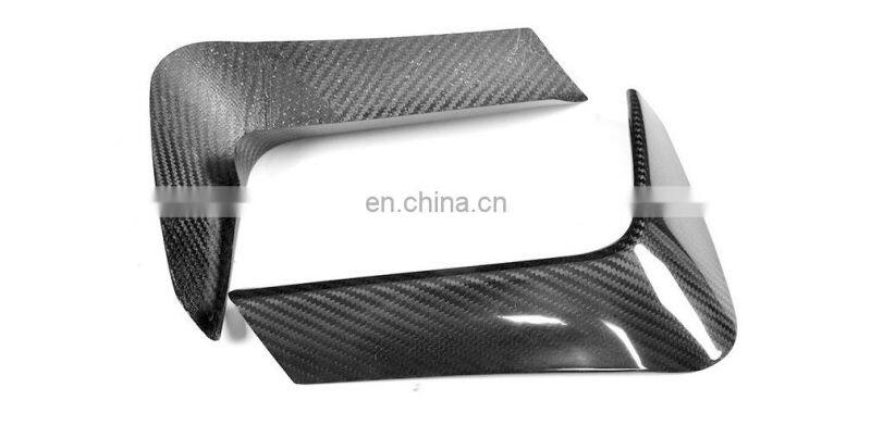 Rear bumper air canards canard splitter for BMW M3 M4 F80 F82 carbon fiber