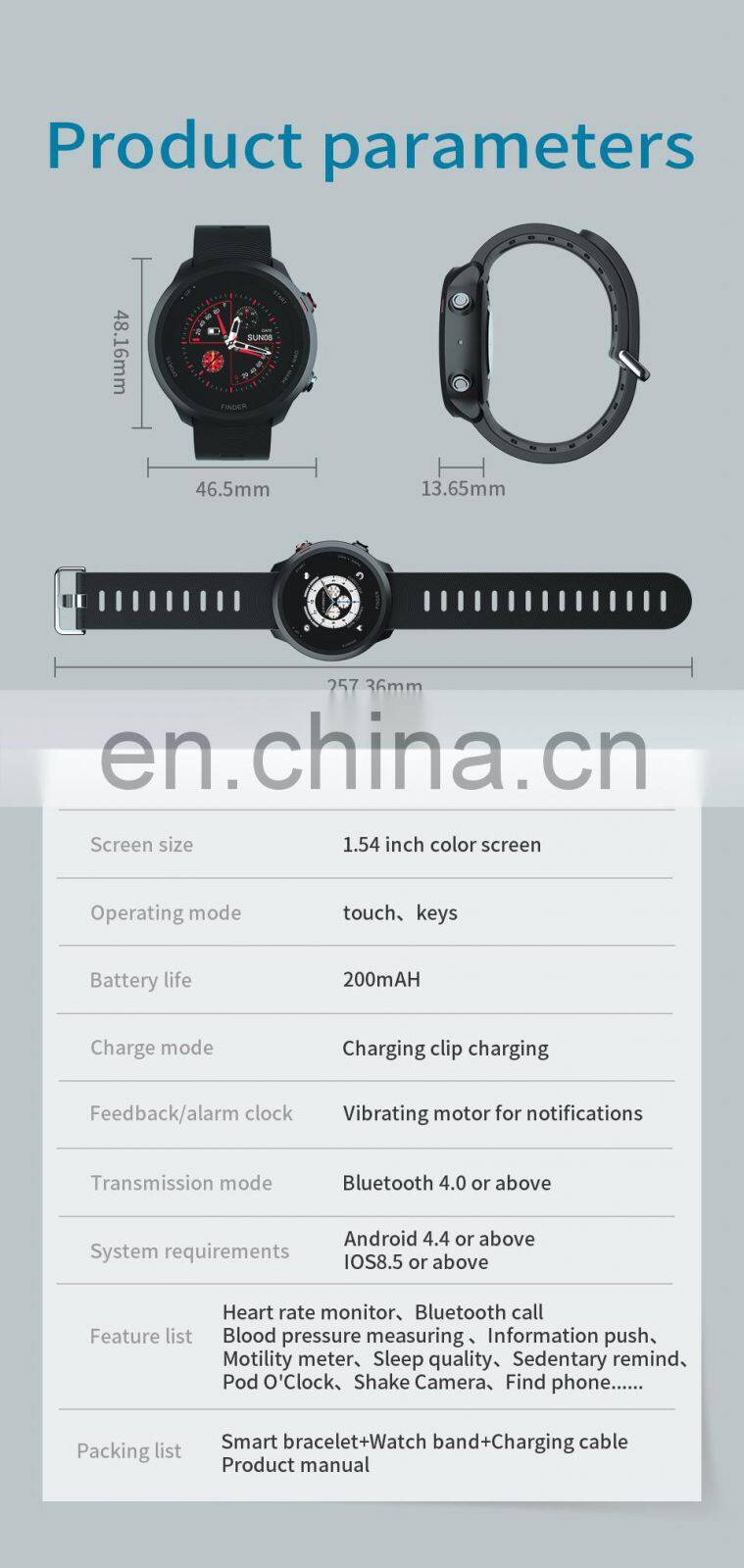 Z26 Smartwatch Fitness Heart Rate BT Call Full Touch-Screen IP67 Waterproof for Android IOS Sports Smart Watch