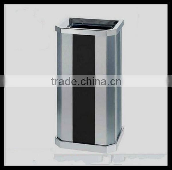Plastic Wooden Stylish Hot Sale Outdoor garbage bin