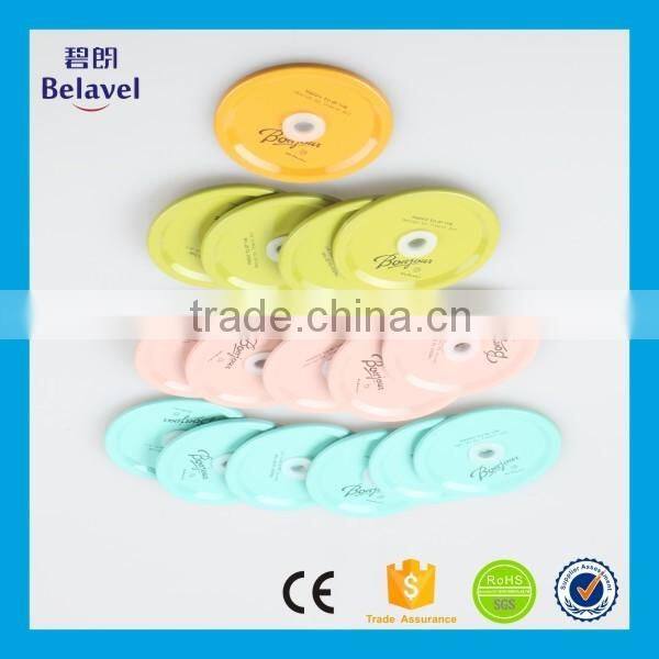 Bulk cheap colorful fruit designn two-pieces lids custom mason jar metal lid