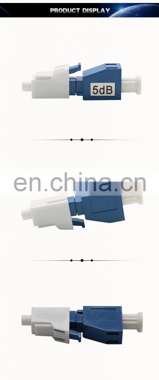 Telecommunication technology optic equipment Male-Female LC/UPC fiber optic attenuator