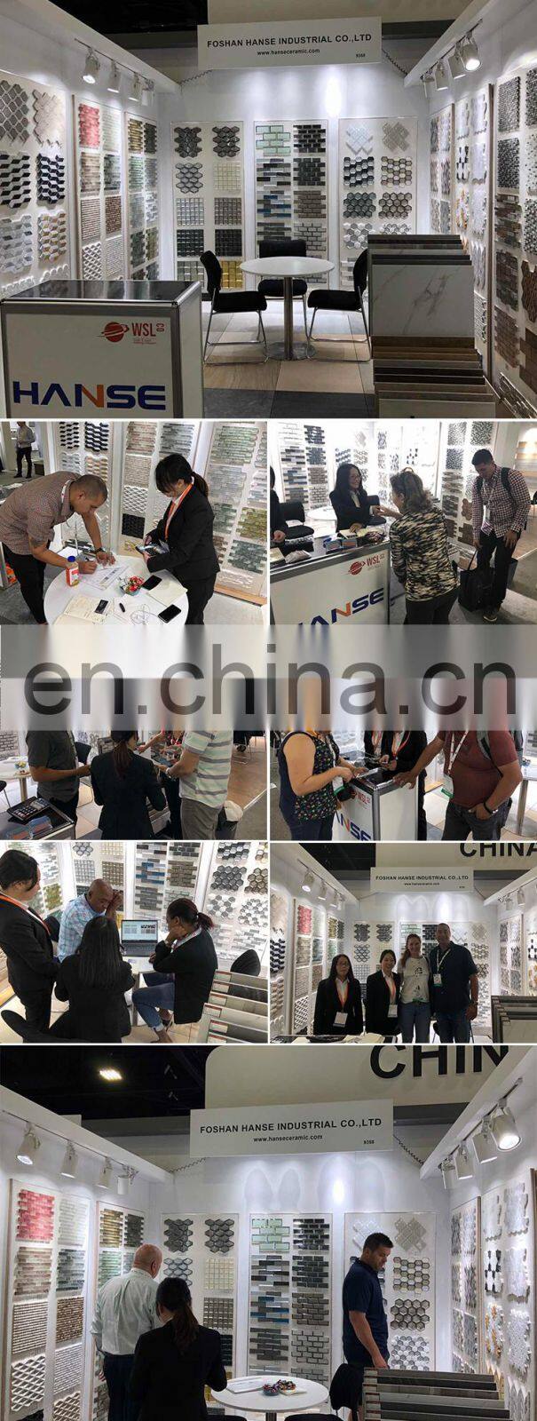 Foshan modern hand made custom 3d bird tile mosaics mural