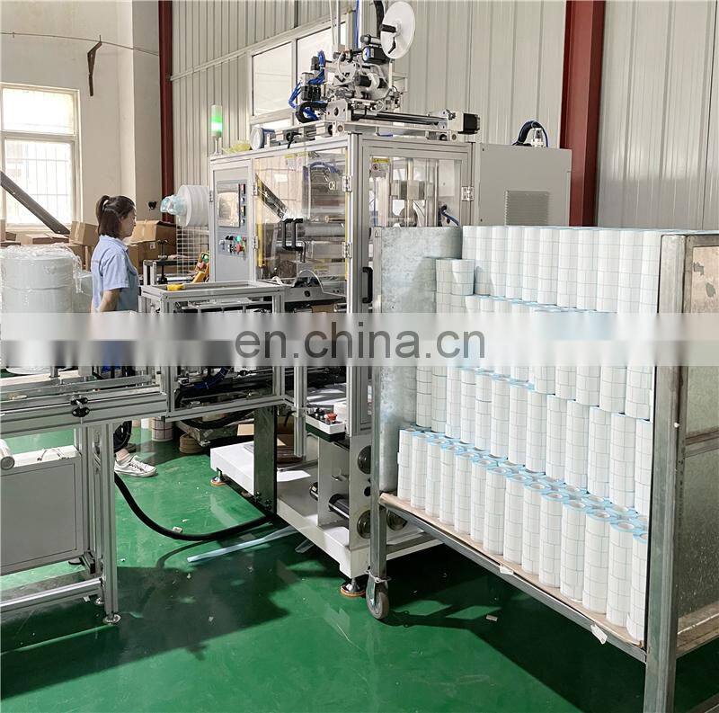 UR320S Automatic Non-stop 4 Rotary Spindle Adhesive Sticker Label Turret Rewinder Machine with Automatic Paper Core Feeder