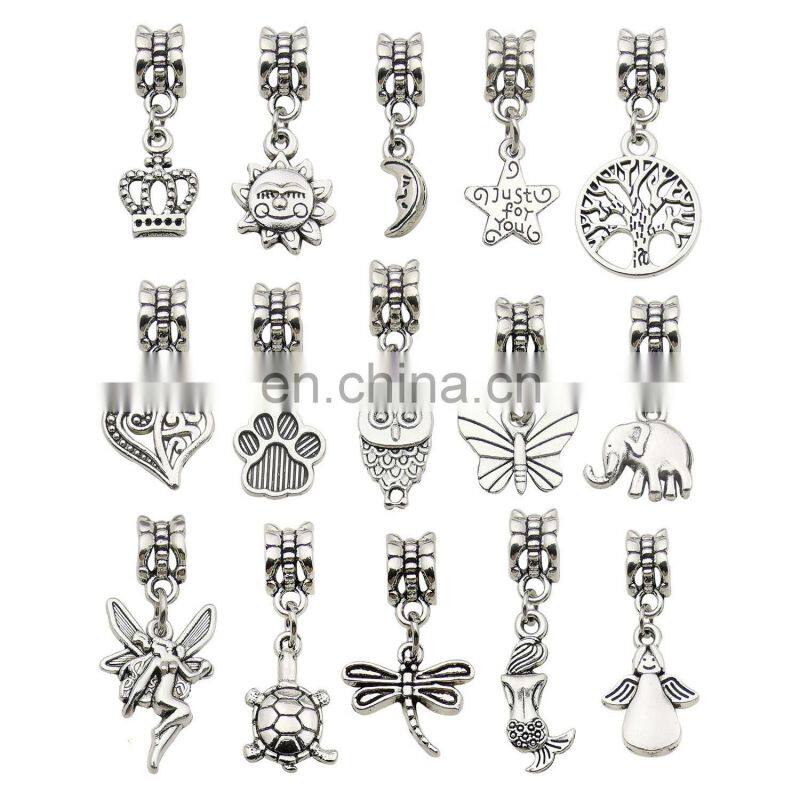 15pcs mixed Charm Handmade DIY Bracelet Pendant DIY Women Jewelry Making