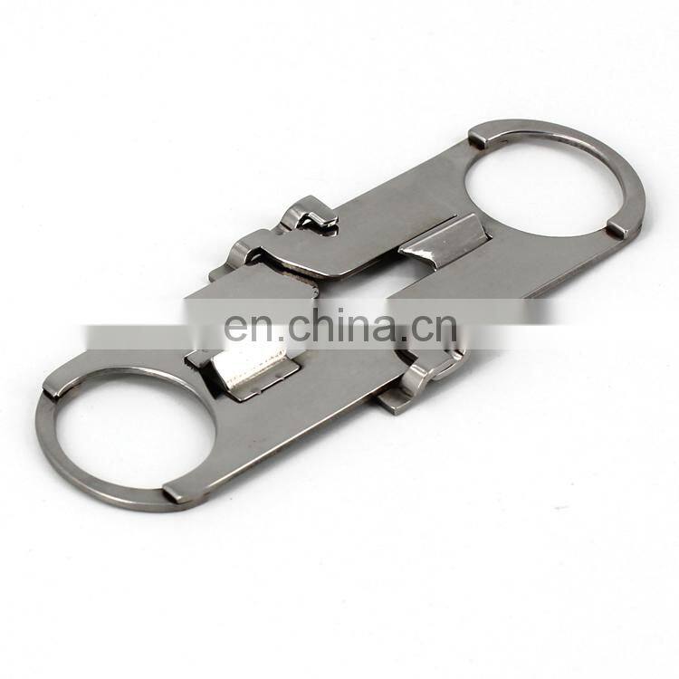 Wholesale high quality Stainless steel double V blade cigar cutter free custom logo