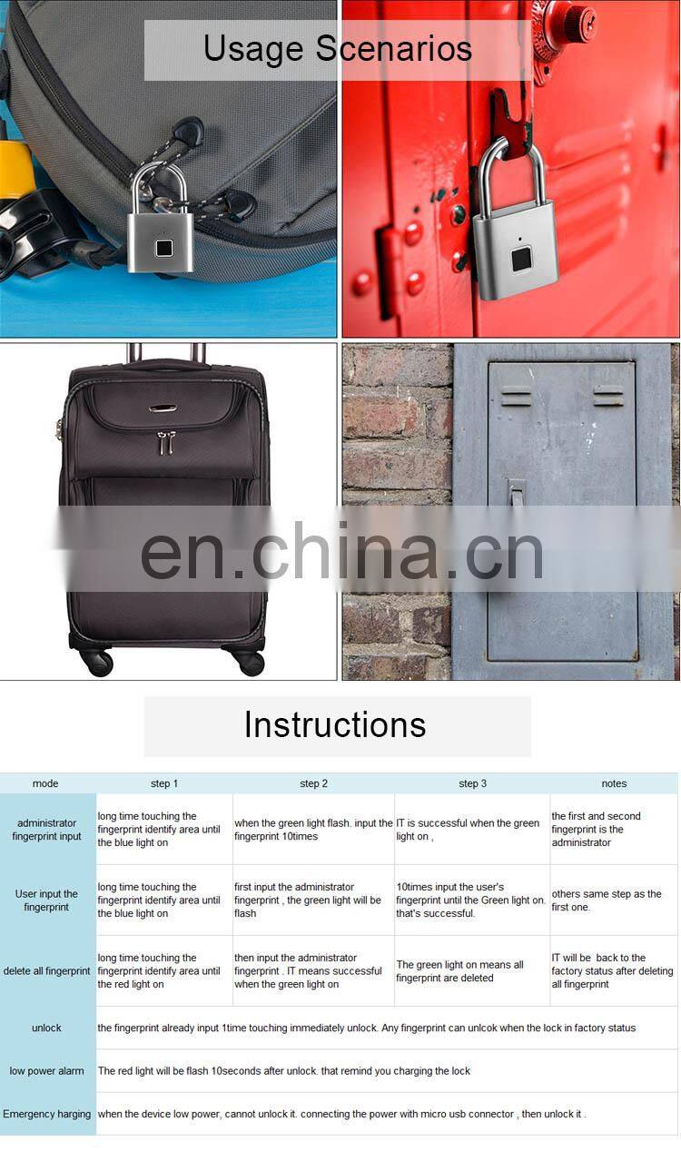 Finger Padlock Rv Caravan Price Tuya Door Lock Fingerprint