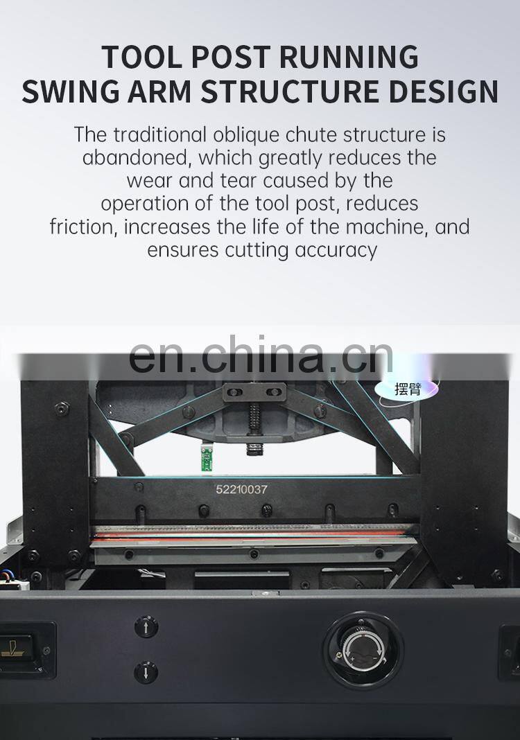 CM460X Samsmoon Office Using Electric Control A3 Paper Cutter Cutting Machine Automatic