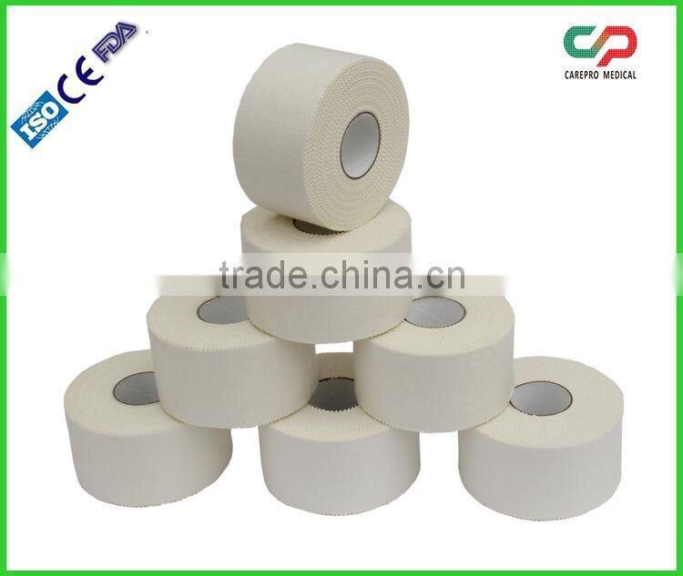 Cotton Adhesive Non-stretch Strapping Sports Tape with CE FDA