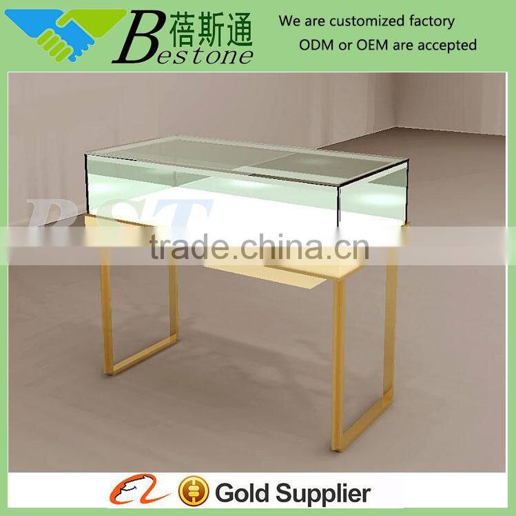 modern glass vitrine cabinet for jewelry display