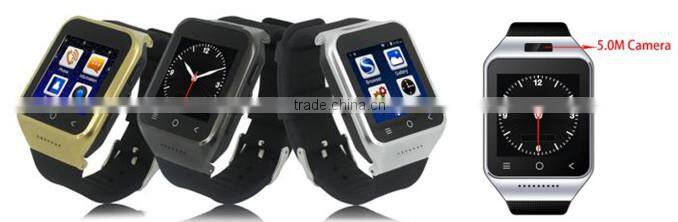 CE ROHS 5.0MP Camera Smart Watch Android dual SIM