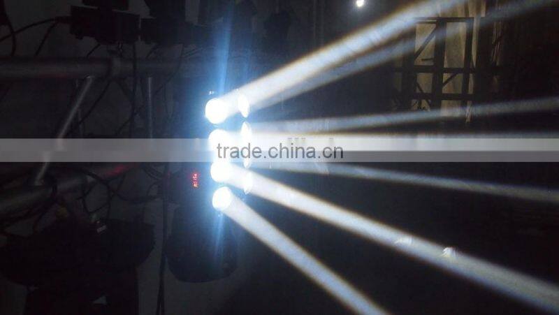 2016 Hot sell 8*10W RGBW Rolling LED Spider Sharp Beam Light