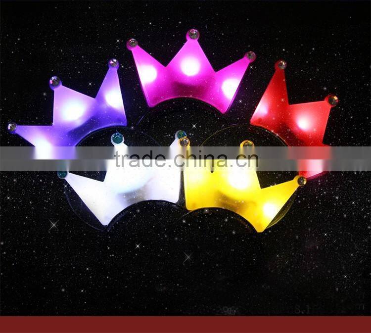 Beautiful Design Flashing Blinking LED Tiara Light-Up Crown Headband Polka Dot Blinking For Birthday Party Christmas
