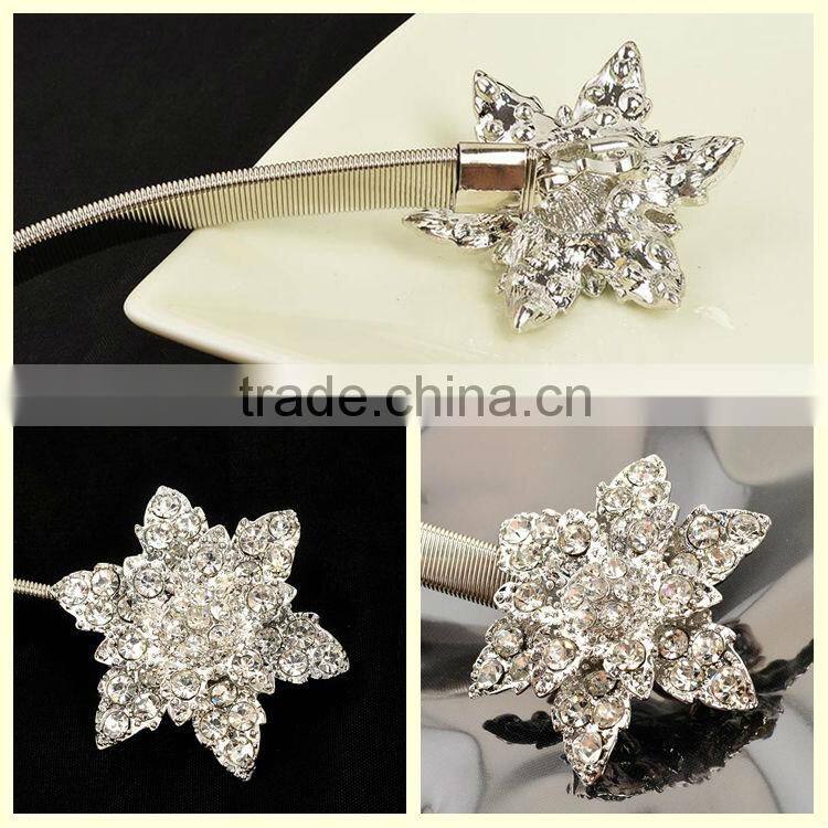 China stainless steel jewelry snowflake sexy silver belly chains