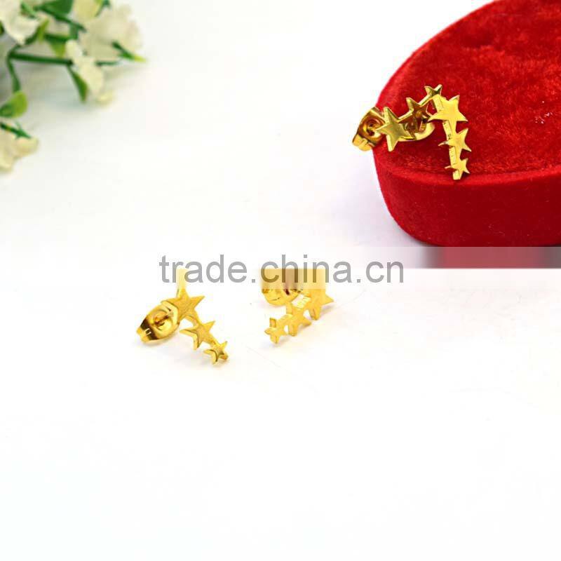 costume jewelry ladies earring designs picture gold stars earring