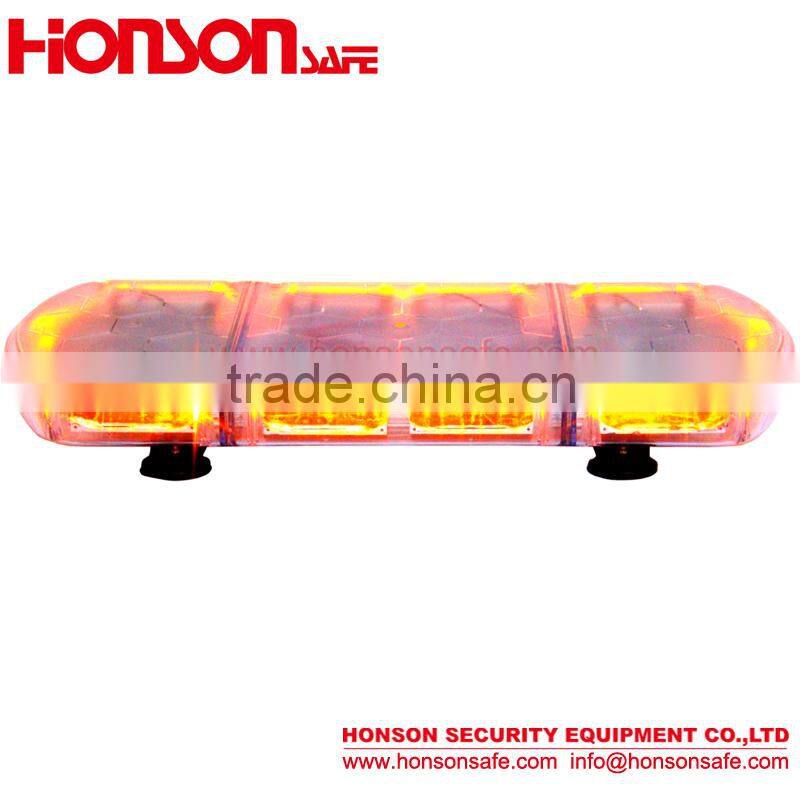 LED PC dome and alumimun Base Magnetic installation High Power LED warning vehicle mini lightbar HSM424