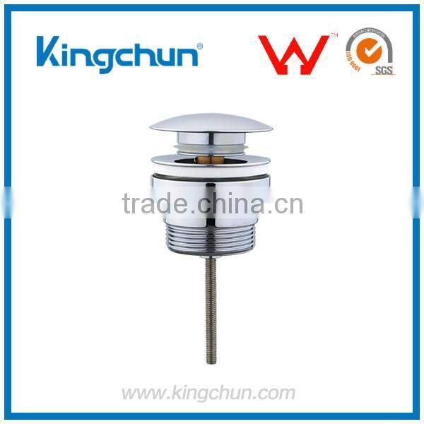 Sanitary Supplies Watermark basin waste wash drain pop up chrome plated with overflow(K328-D)