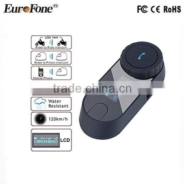 BT intercom 800M FDC-02SC W/LCD Screen Bluetooth Wireless Motorcycle Motorbike Interphone