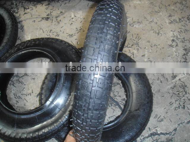 Brazil market wheelbarrow tyre 3.00/3.25-8 and inner tubes