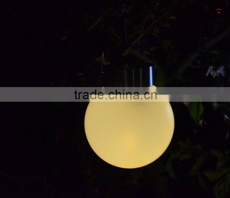 Solar christmas led garden ball light outdoor