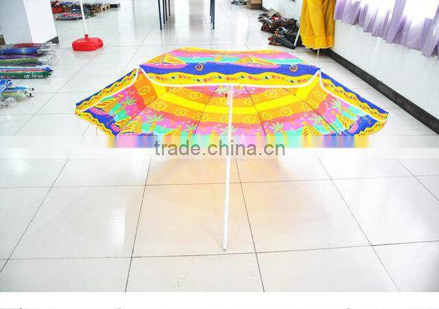 Professional factory custom beautiful outdoor beach umbrella