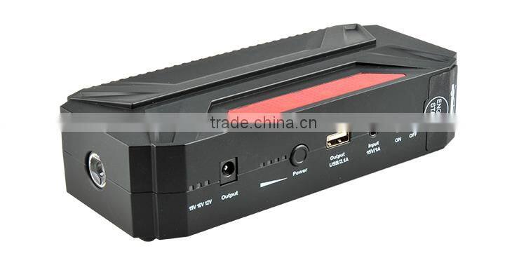 16500mah emergency portable mini car jump starter 16500mah with SOS flashlight