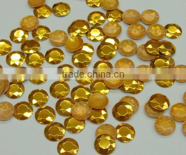 CRYSTAL ACE Hot fix octagon rhinestud supply, Iron on Rhinestuds