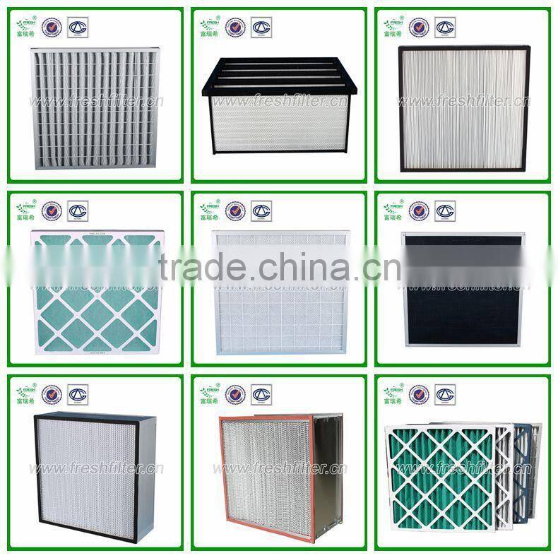 Heat-resistance Deep-pleated high efficiency filter HEPA filter for oven equipment(manufacturer)