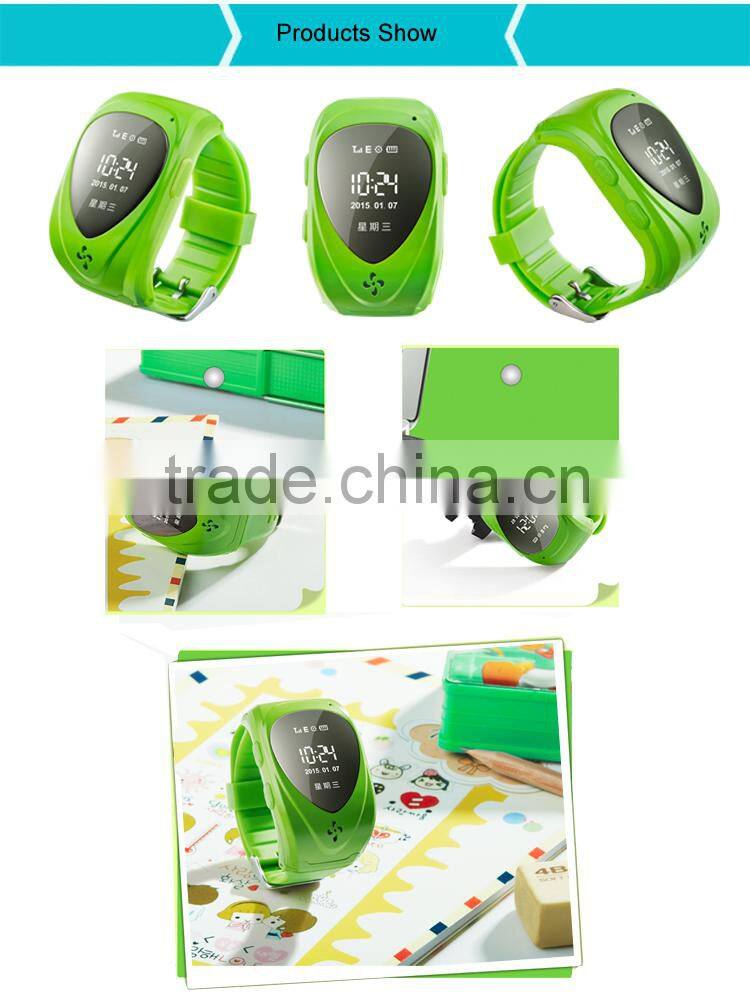 Wrist watch GPS tracking device for kids