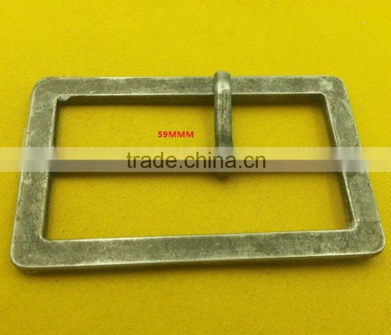 59mm inner big rectangle shape buckles with prong for waistband belt -- MD5016