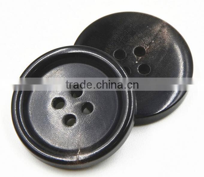 Sedex Audited Factory 2 Pillar ox horn button, real horn button
