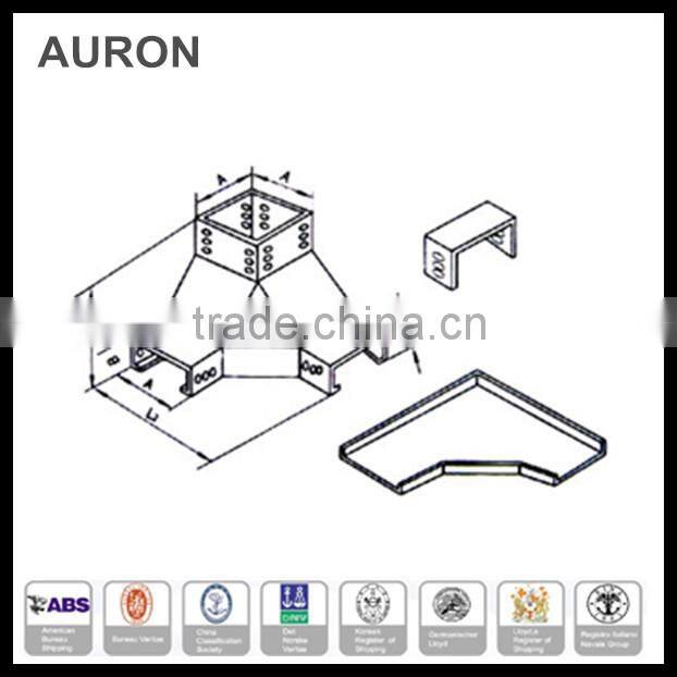 AURON/HEATWELL stainless steel electric wire tray /mild steel cable horizontal slot/ power cord elbow