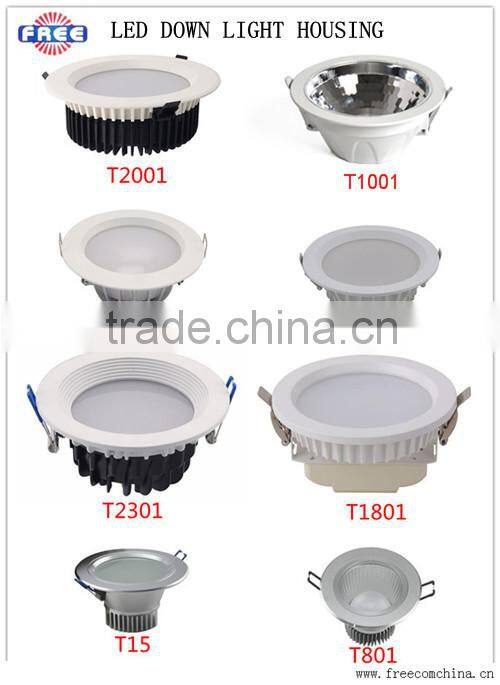 Freecom New design 3W-40W COB die cast aluminum led Downlight Housing