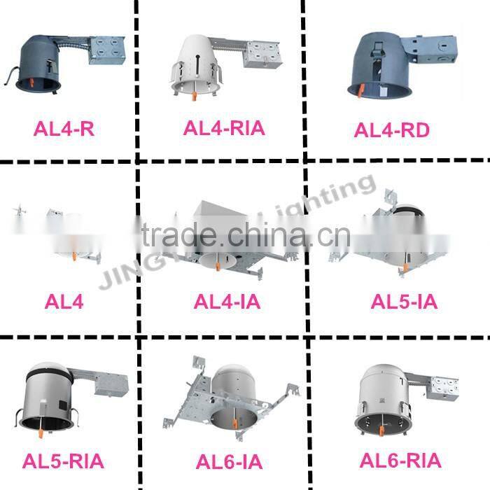 led light cone reflector for anodic oxidation fitting can fixture