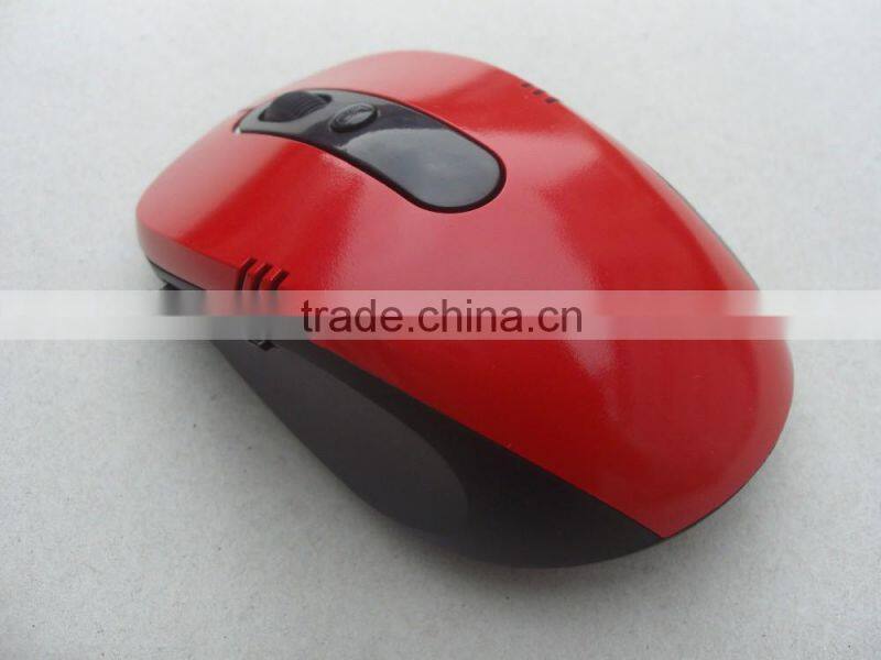 2016 hot selling mini good touch feeling computer laotop tablet red colour optical wireless mice