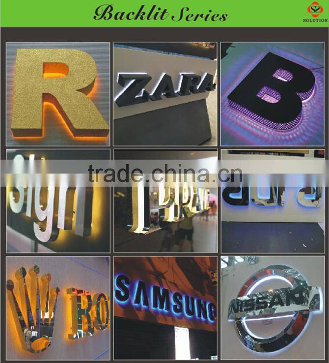 hight quality fulllit indoor/outdoor acrylic led sign from china