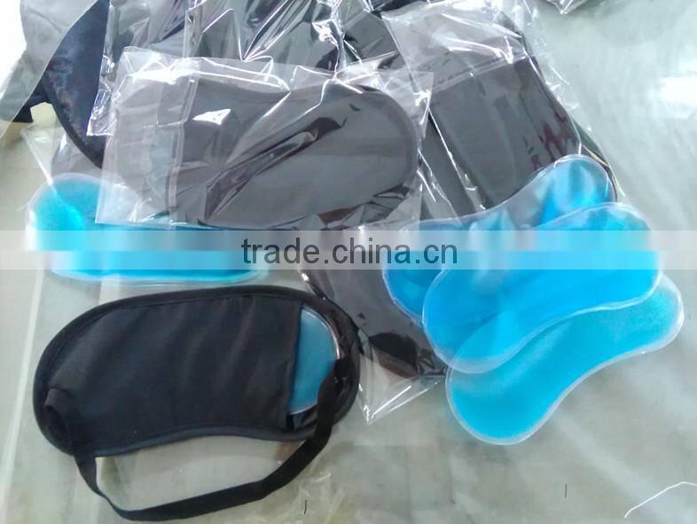 Soothing Gel Massage Eye Mask / Sleeping Cooling Eye Mask with Gel Pad