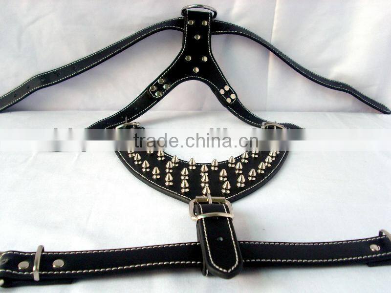 Genuine Leather Dog Harness