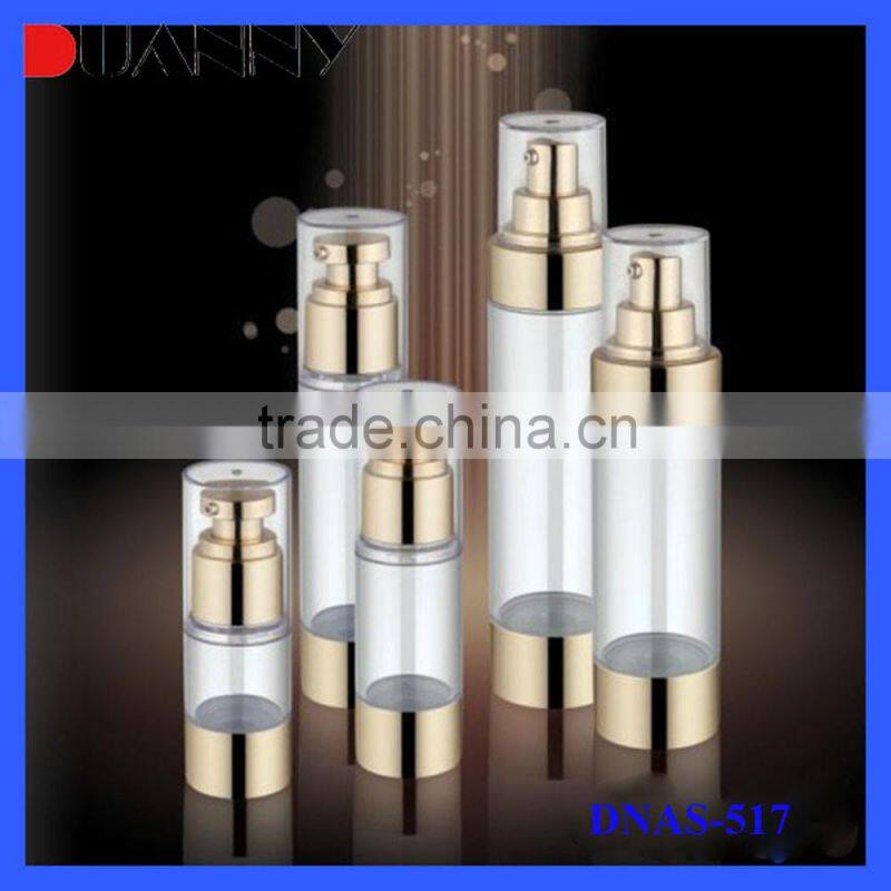 50ml White Plastic Cosmetic Airless Bottle Packaging,White Plastic Airless Bottle