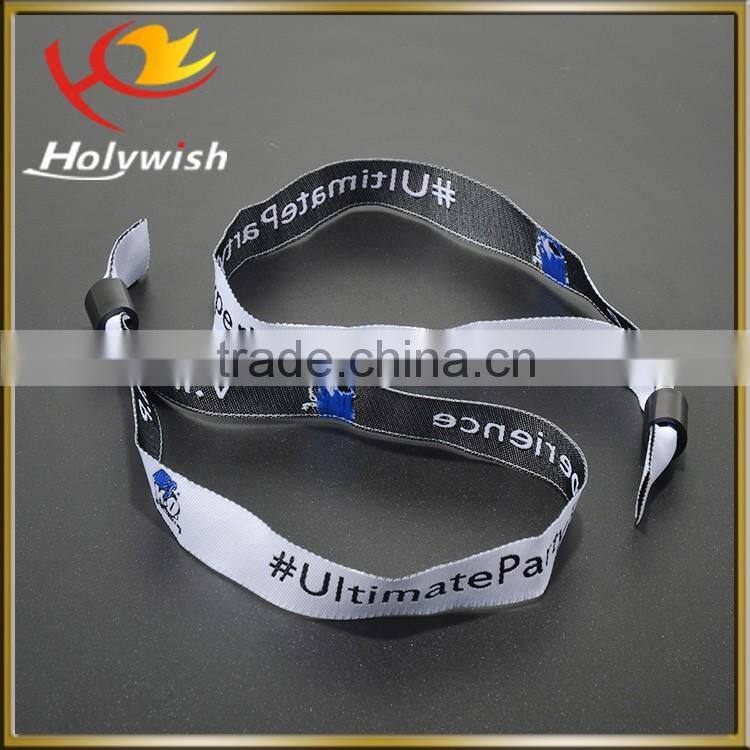 China manufacturer of custom logo designed wristband