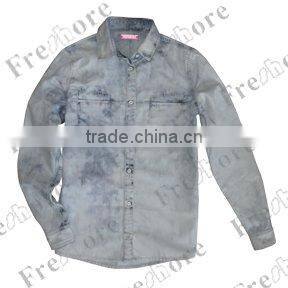 New Design Lady's Denim Shirts